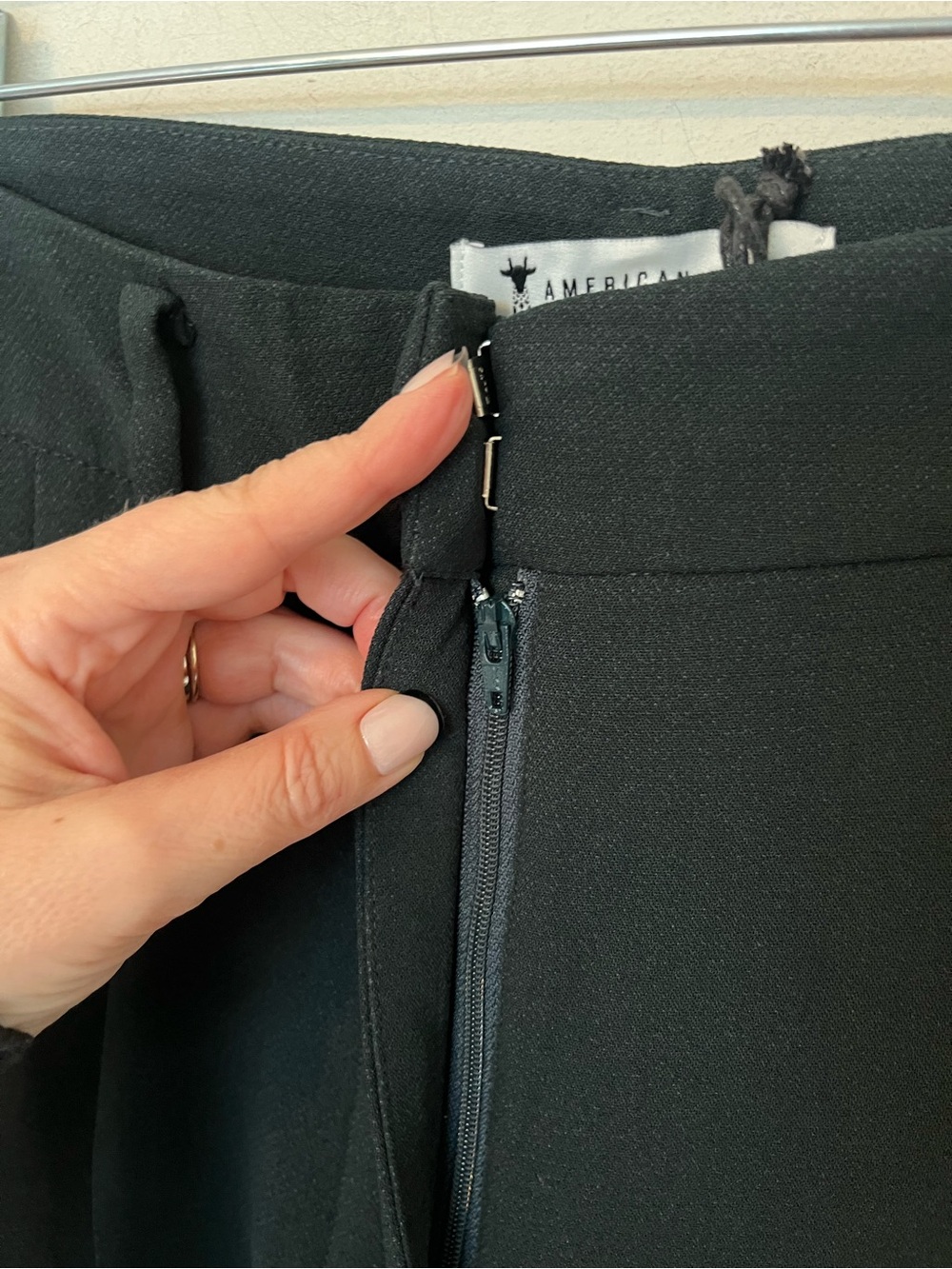 American Tall Pleated Wide Leg Trousers Midnight Green Tall 34.5” Inseam 12T - Picture 7 of 13